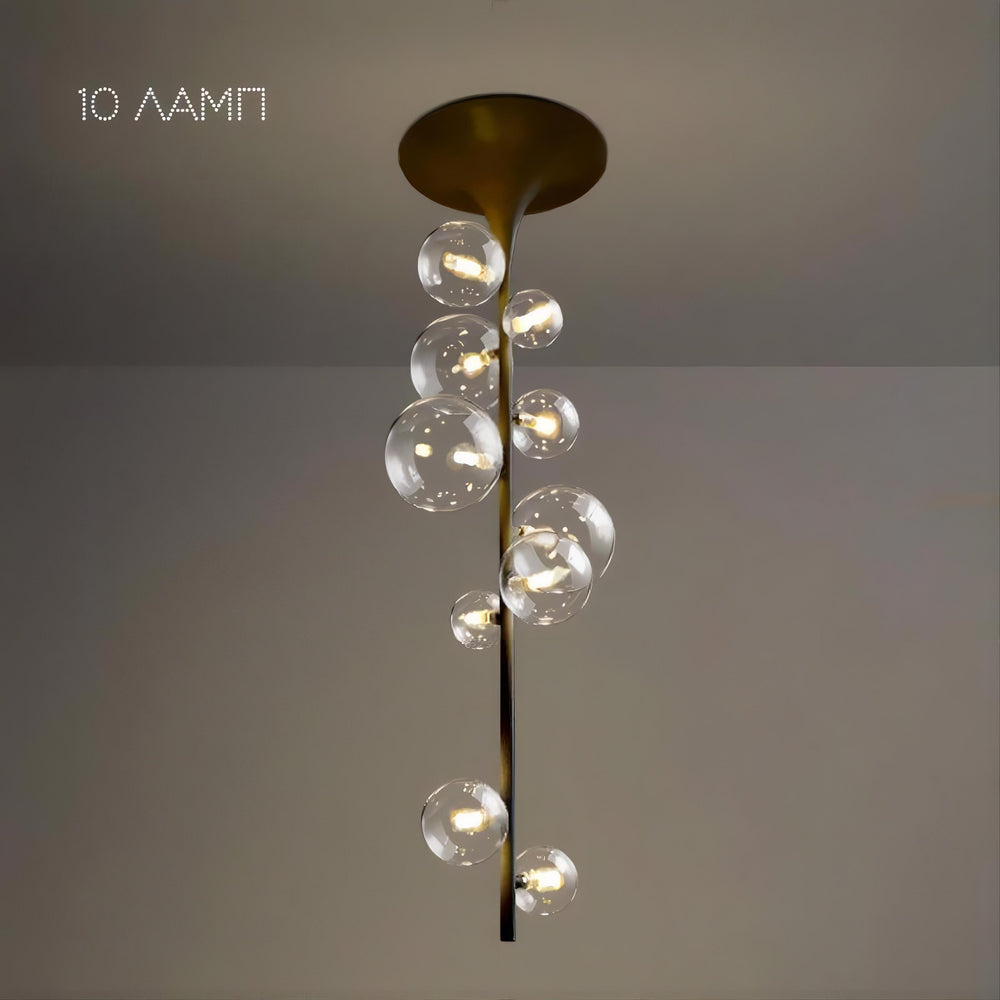IONA LINE Ceiling Chandelier by Lampadom - detail view