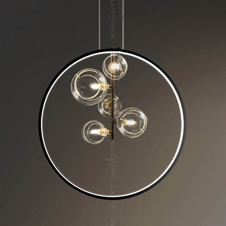 IONA RING Pendant by Lampadom - scale reference