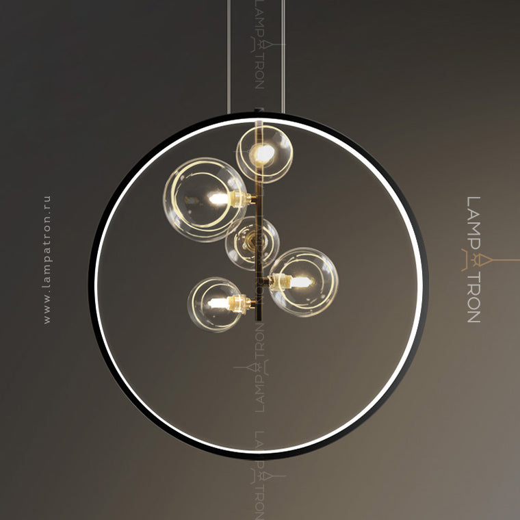 IONA RING Pendant by Lampadom - scale reference