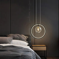 IONA RING Pendant by Lampadom - scale reference
