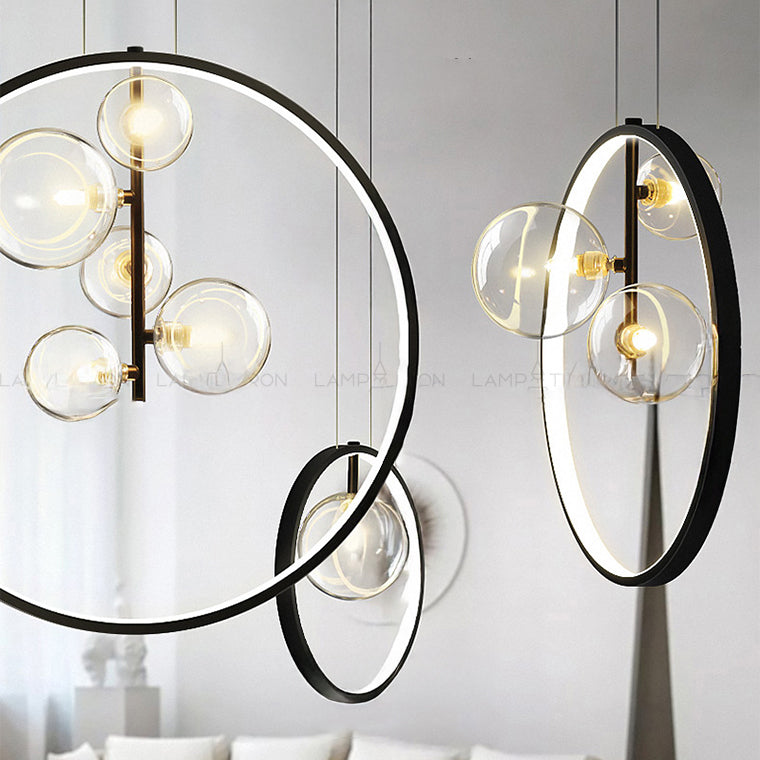 IONA RING Pendant by Lampadom - angle view