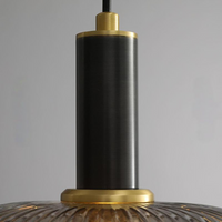 IRIS BLACK Pendant by Lampadom - angle view