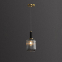 IRIS BLACK Pendant by Lampadom - side view