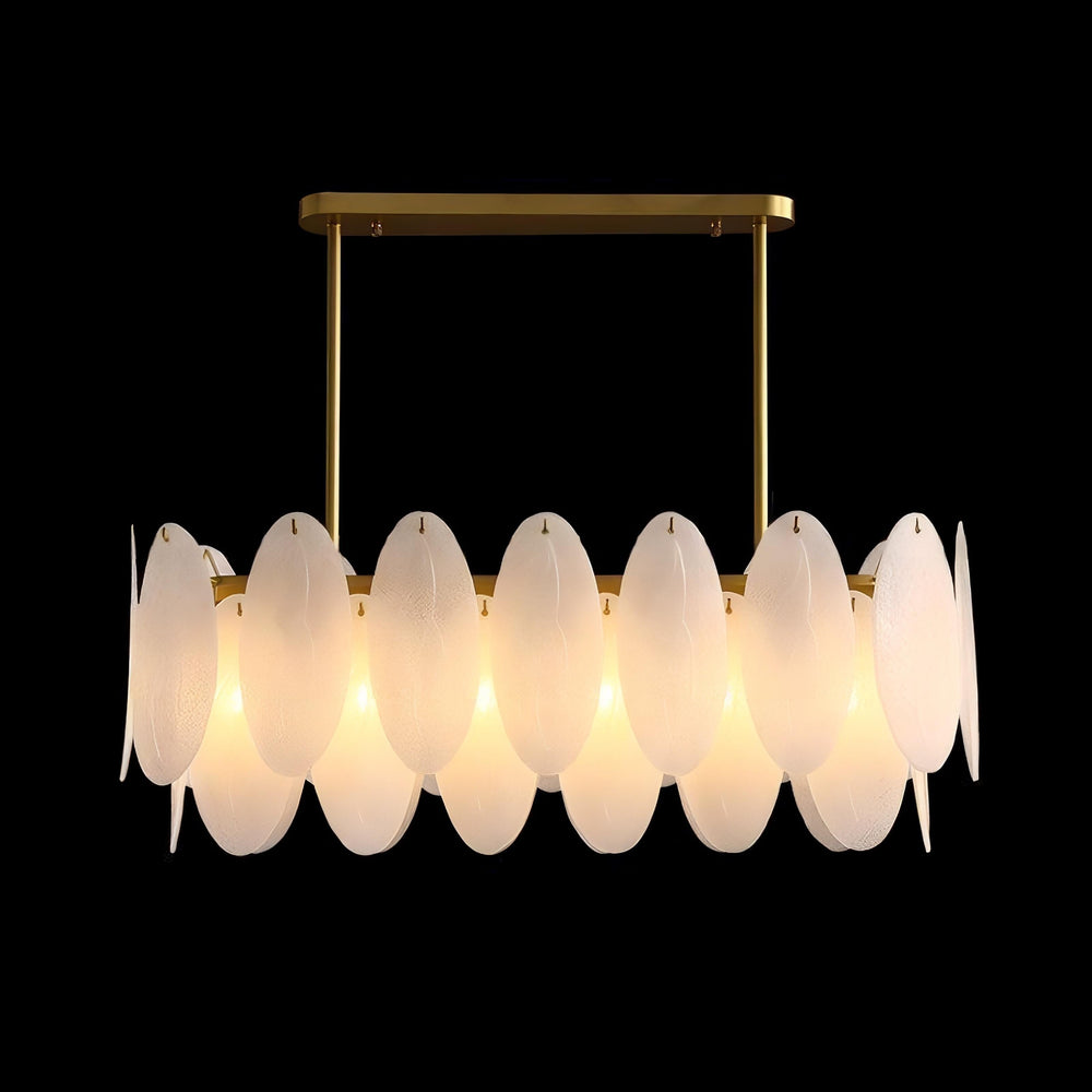ISIDORA Linear Chandelier by Lampadom - top view