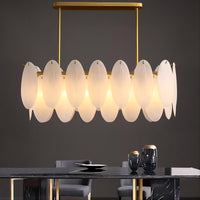 ISIDORA Linear Chandelier by Lampadom - side view