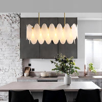 ISIDORA Linear Chandelier by Lampadom - top view