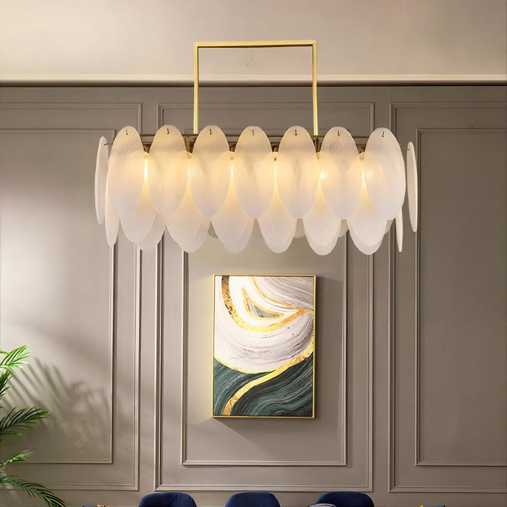 ISIDORA Linear Chandelier by Lampadom - scale reference