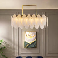 ISIDORA Linear Chandelier by Lampadom - scale reference