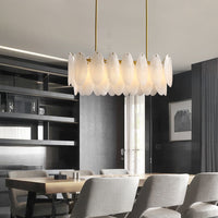 ISIDORA Linear Chandelier by Lampadom - close-up