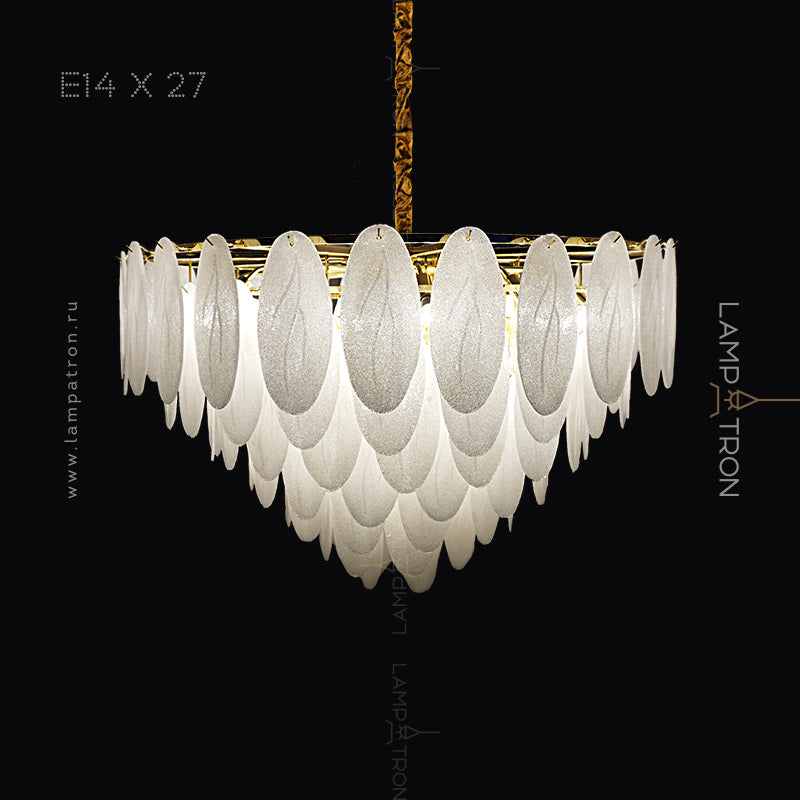 ISIDORA Chandelier by Lampadom - angle view