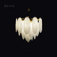 ISIDORA Chandelier by Lampadom - side view