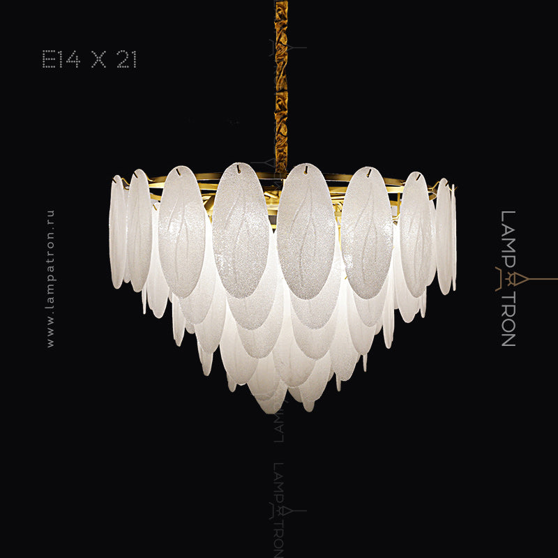 ISIDORA Chandelier by Lampadom - top view