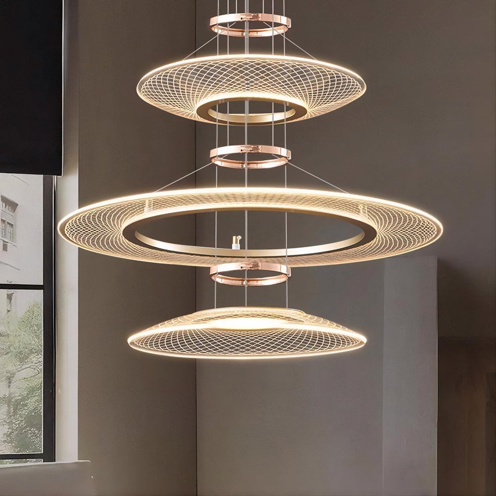 ISTRAL Ring Chandelier by Lampadom - top view