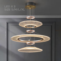 ISTRAL Ring Chandelier by Lampadom - ambient shot