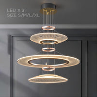 ISTRAL Ring Chandelier by Lampadom - side view