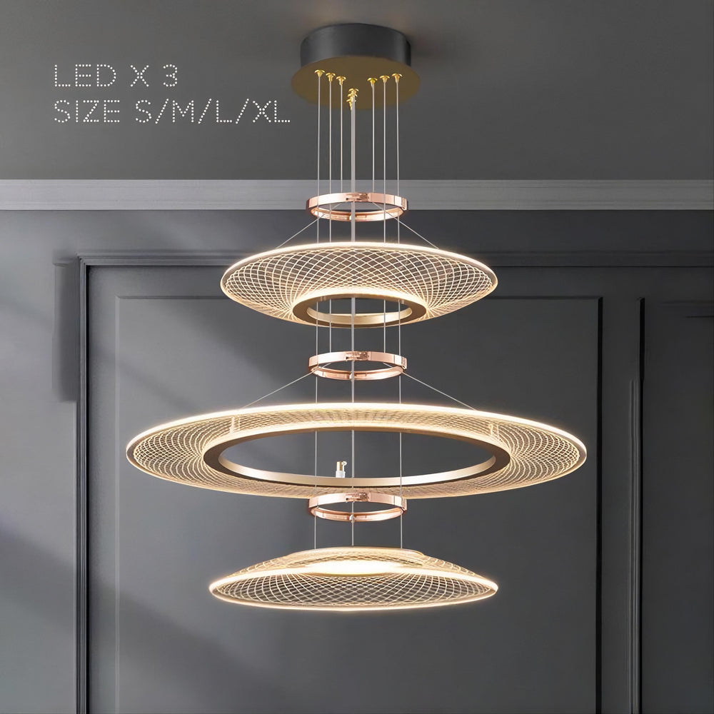 ISTRAL Ring Chandelier by Lampadom - top view