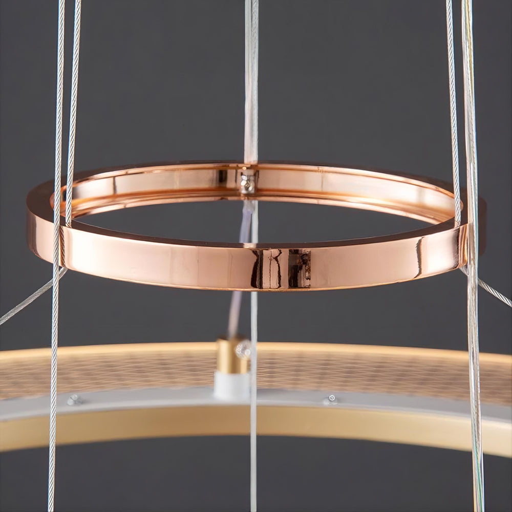 ISTRAL Ring Chandelier by Lampadom - side view
