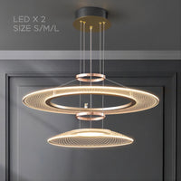 ISTRAL Ring Chandelier by Lampadom - scale reference