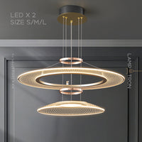 ISTRAL Ring Chandelier by Lampadom - angle view