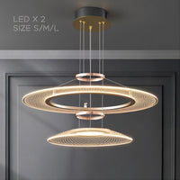 ISTRAL Ring Chandelier by Lampadom - side view