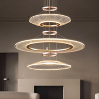 ISTRAL Ring Chandelier by Lampadom - scale reference