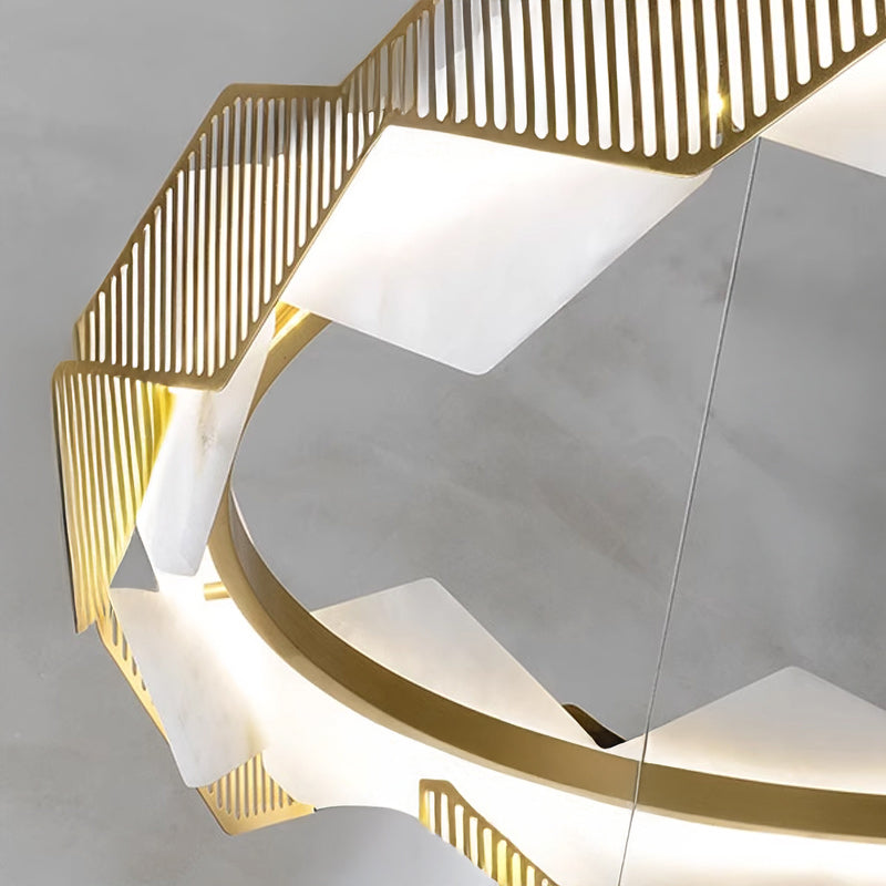 IVES Ring Chandelier by Lampadom - angle view