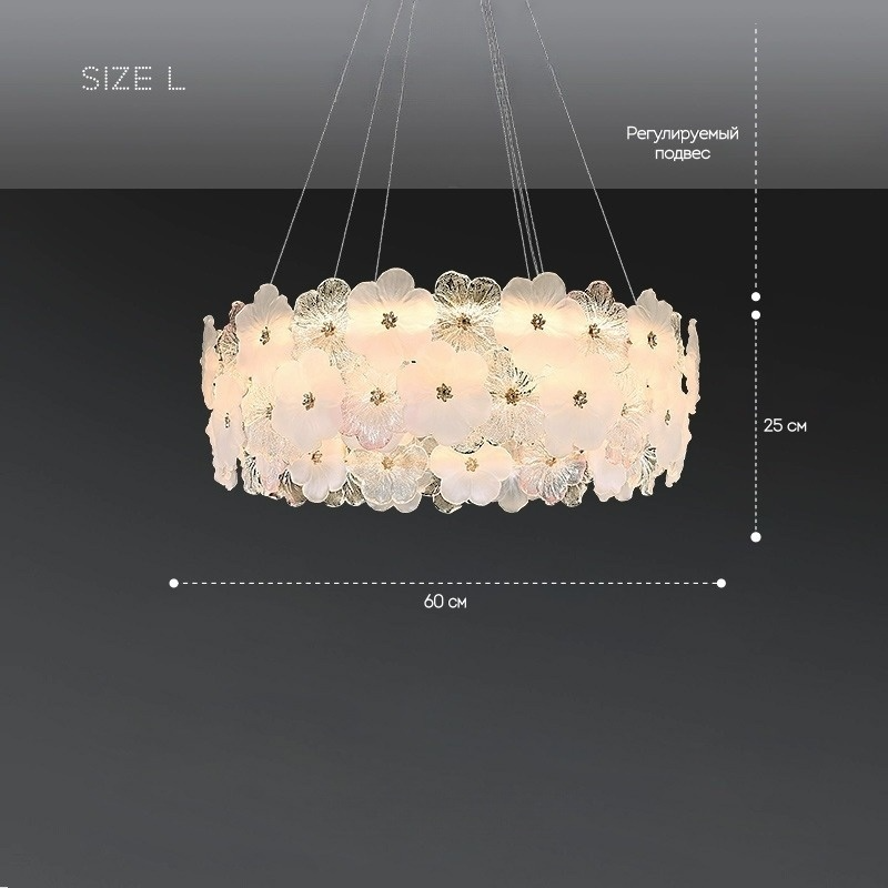 IVET B Chandelier by Lampadom - angle view