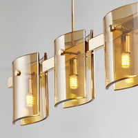 JANICE Linear Chandelier by Lampadom - detail view
