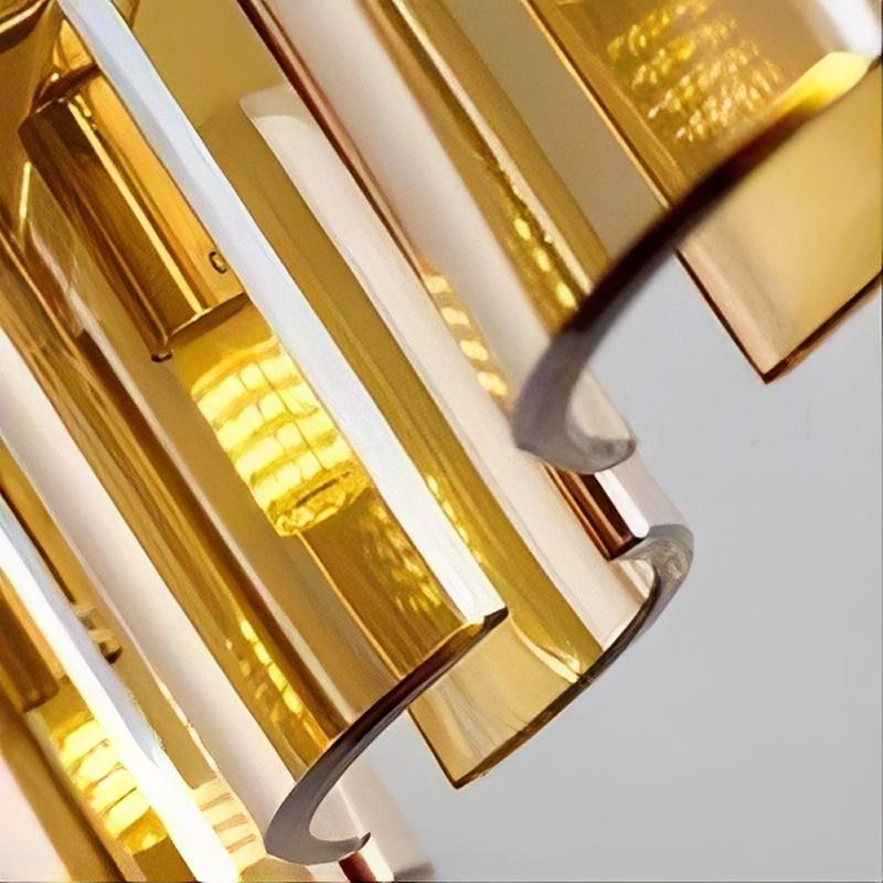 JANICE Linear Chandelier by Lampadom - scale reference