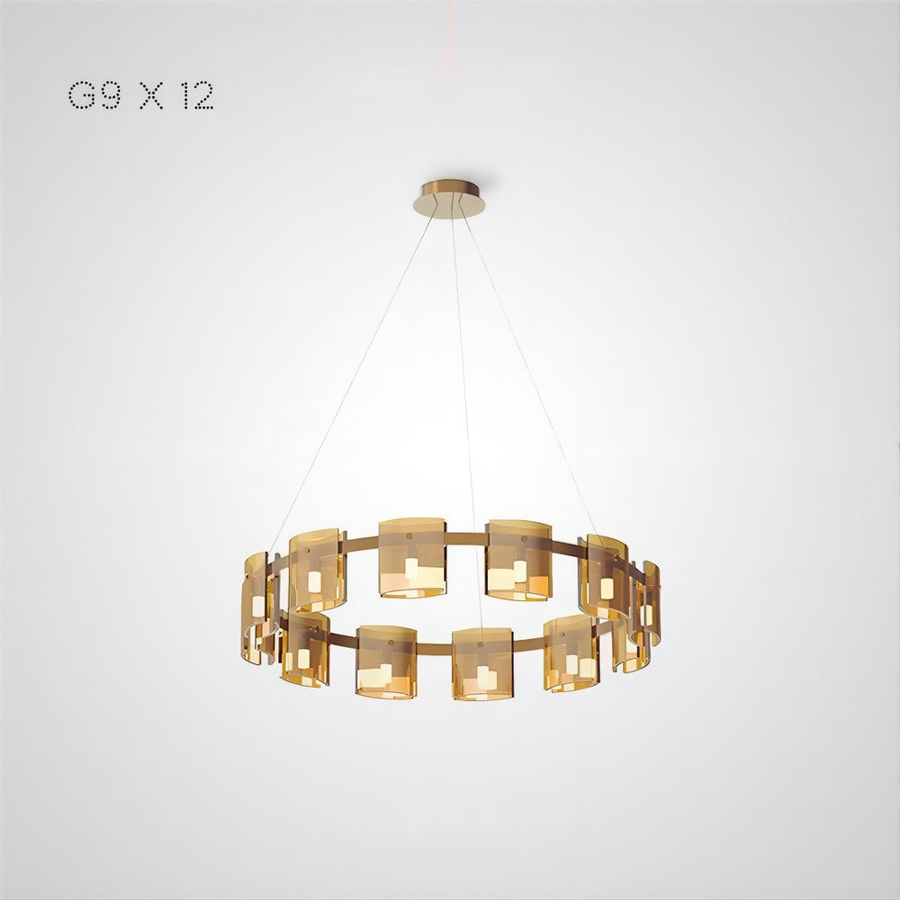 JANICE Ring Chandelier by Lampadom - ambient shot