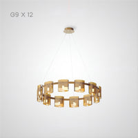 JANICE Ring Chandelier by Lampadom - ambient shot