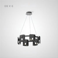 JANICE Ring Chandelier by Lampadom - close-up