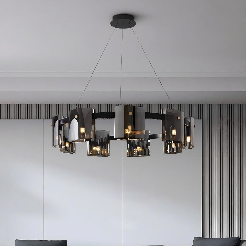 JANICE Ring Chandelier by Lampadom - angle view