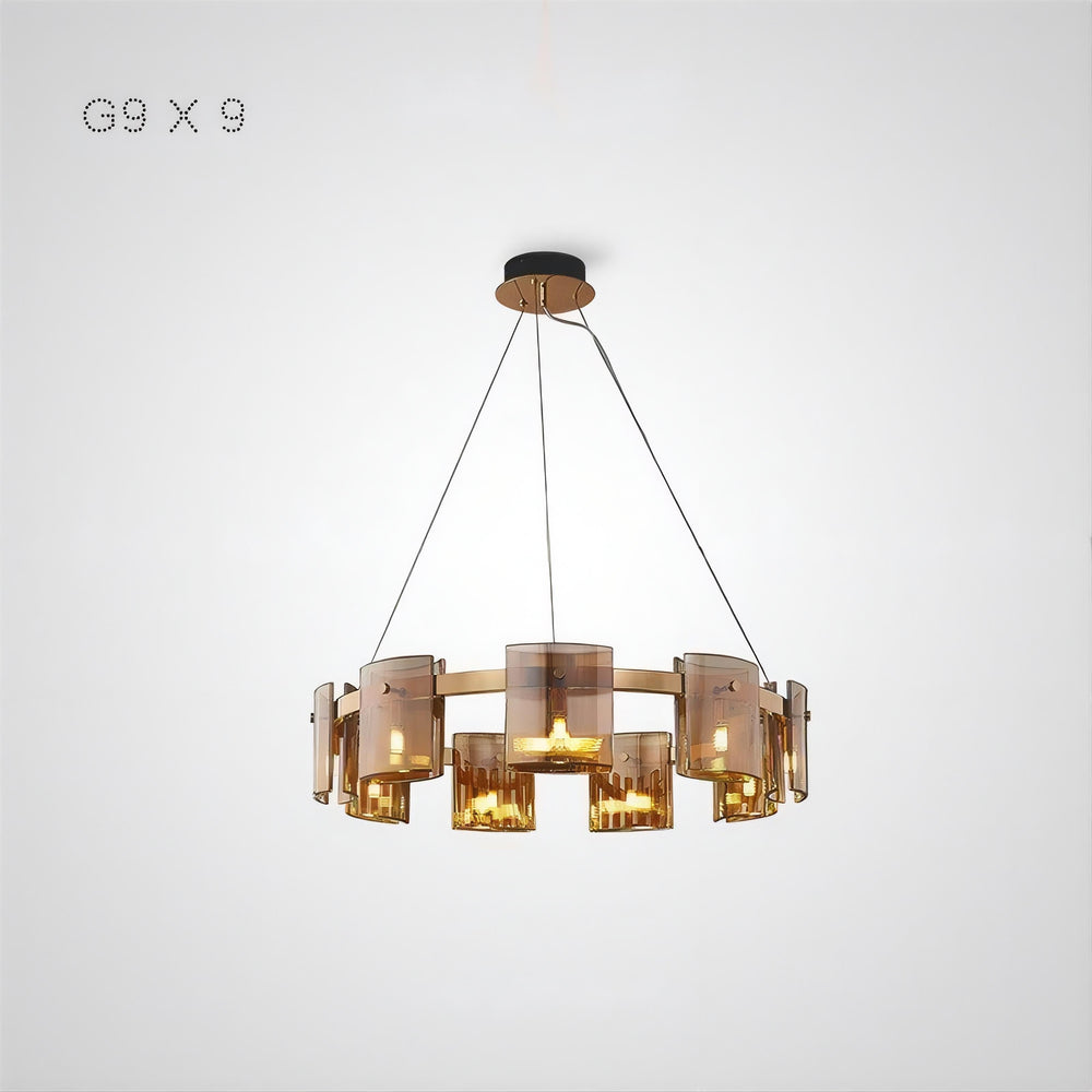 JANICE Ring Chandelier by Lampadom - detail view