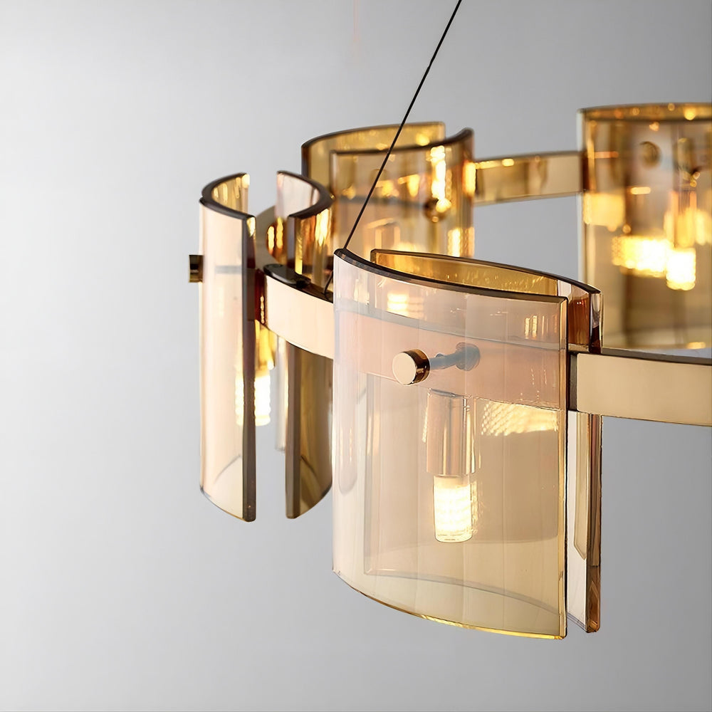 JANICE Ring Chandelier by Lampadom - scale reference