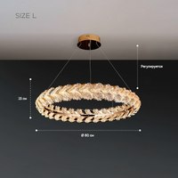 JASKA Chandelier by Lampadom - side view