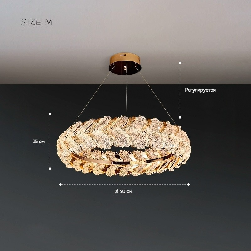 JASKA Chandelier by Lampadom - angle view