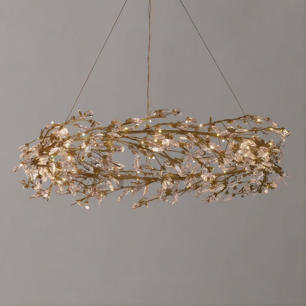 JASMIN Ring Chandelier by Lampadom - side view