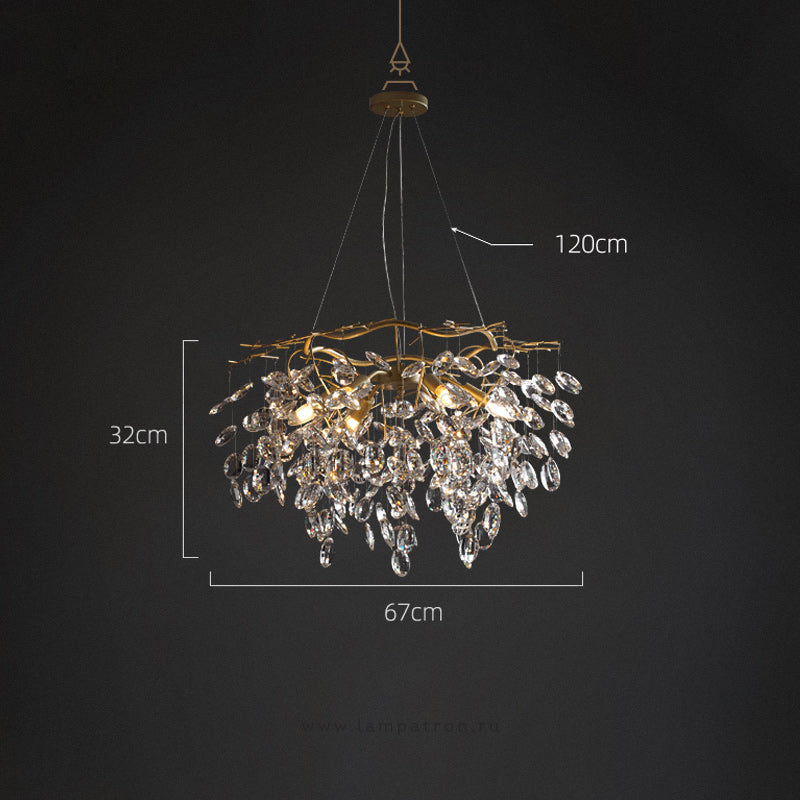 JASNA Chandelier by Lampadom - detail view