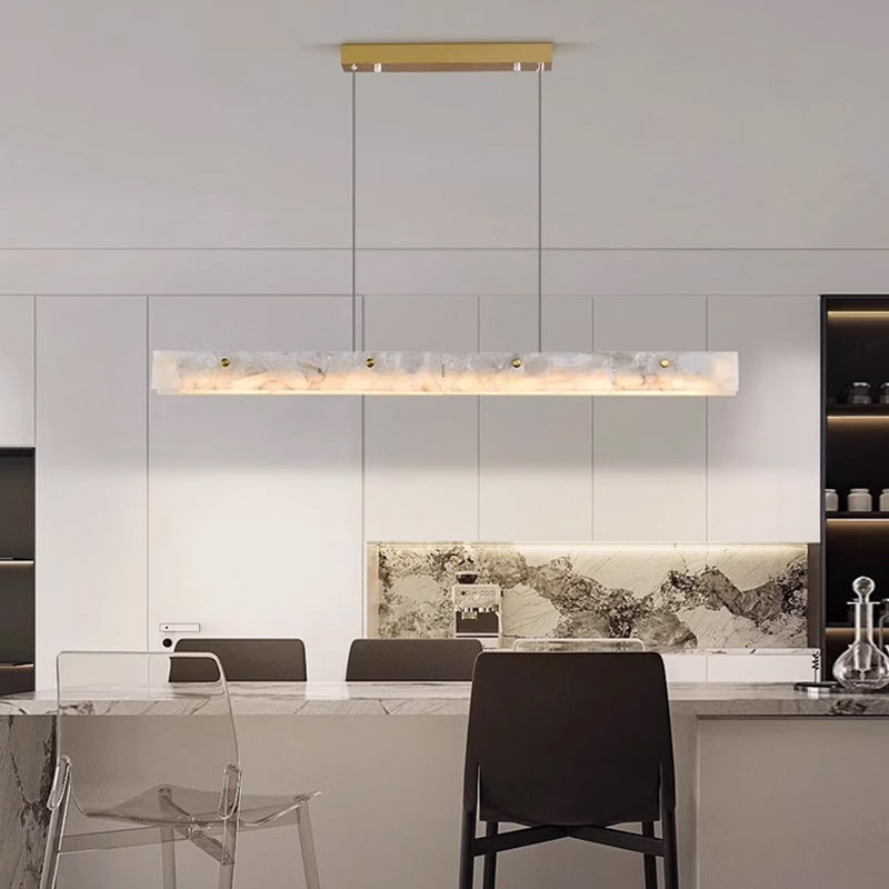 JASON Linear Chandelier by Lampadom - side view