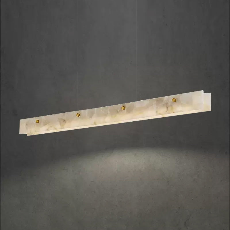 JASON Linear Chandelier by Lampadom - angle view