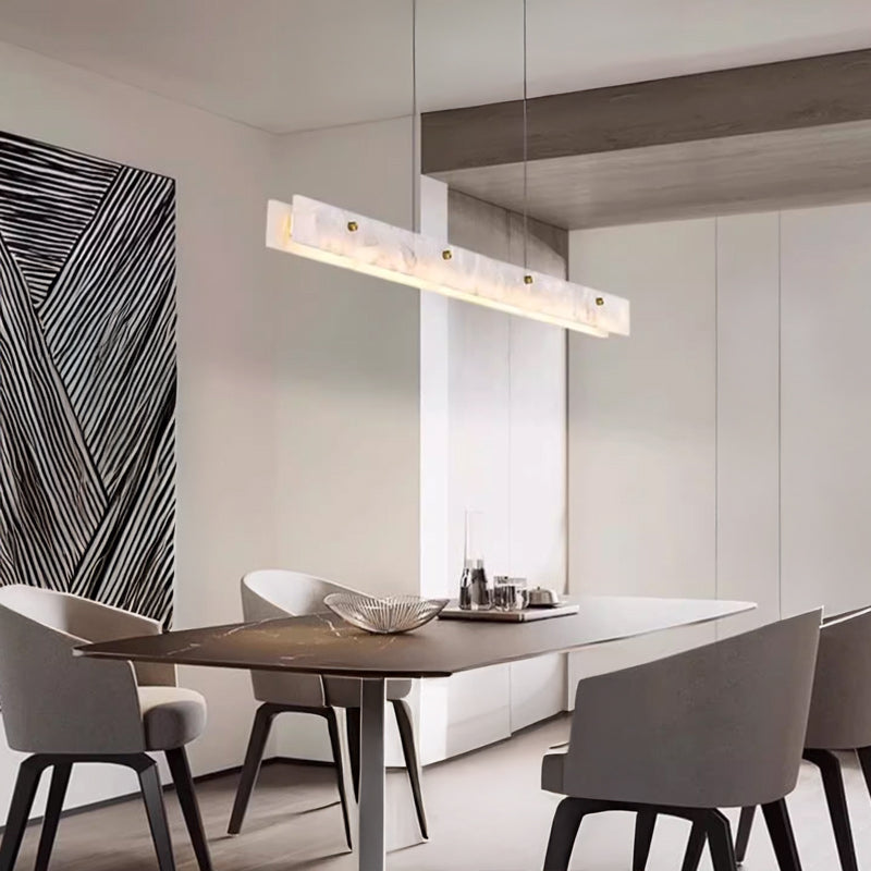 JASON Linear Chandelier by Lampadom - close-up