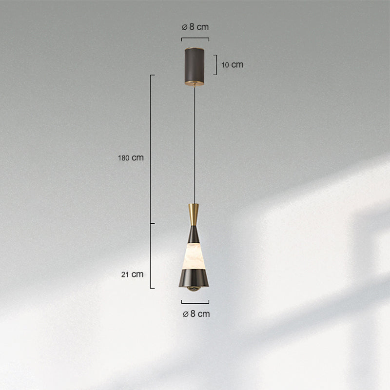 JEFF Pendant by Lampadom - angle view