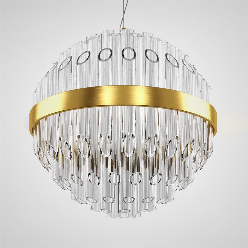 JEFFREY Chandelier Chandelier in Crystal by Lampadom - close-up