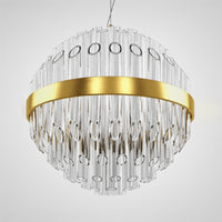 JEFFREY Chandelier Chandelier in Crystal by Lampadom - close-up