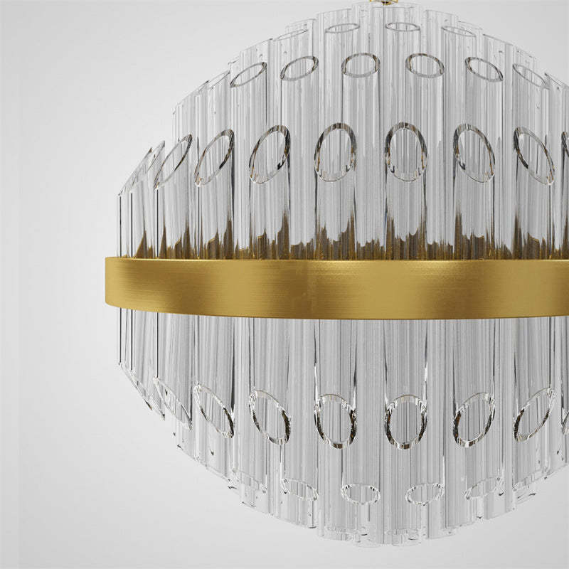 JEFFREY Chandelier Chandelier in Crystal by Lampadom - close-up