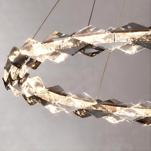 JENNIFER ONE Ring Chandelier by Lampadom