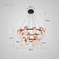 JERALD RING Chandelier by Lampadom - ambient shot