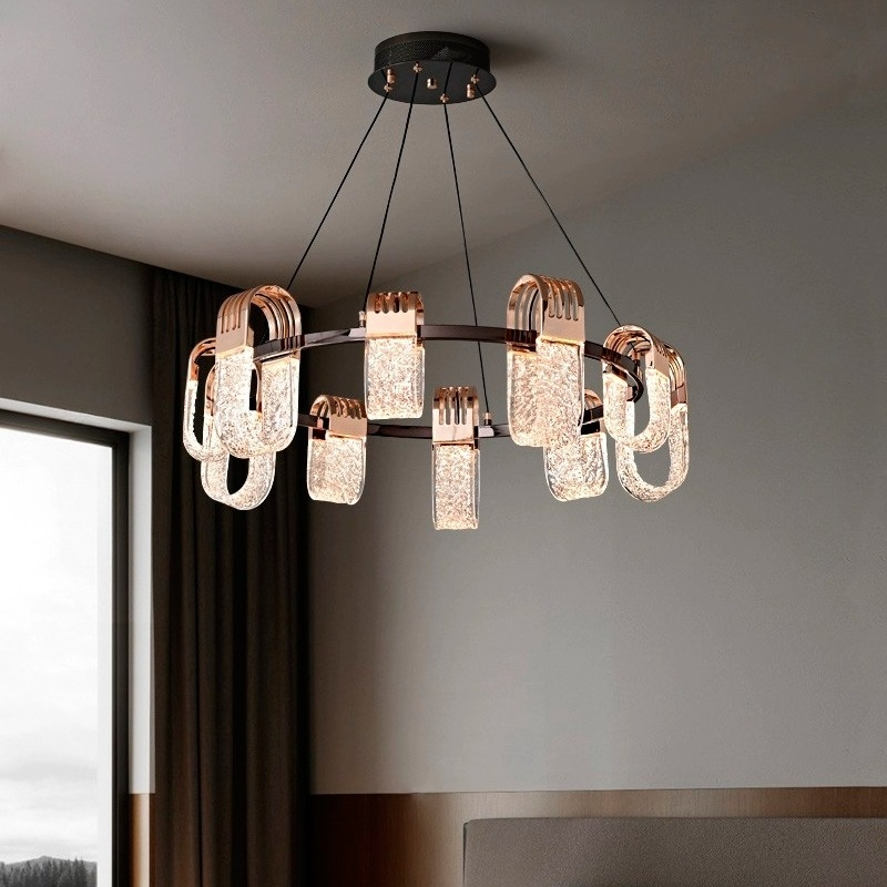 JERALD RING Chandelier by Lampadom - scale reference