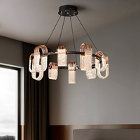 JERALD RING Chandelier by Lampadom - scale reference